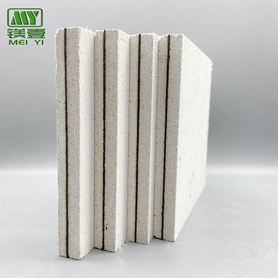 Eco friendly Soundproof MGO Rock Wool Partition Wall Panel For Hospital Classroom Sound Insulation